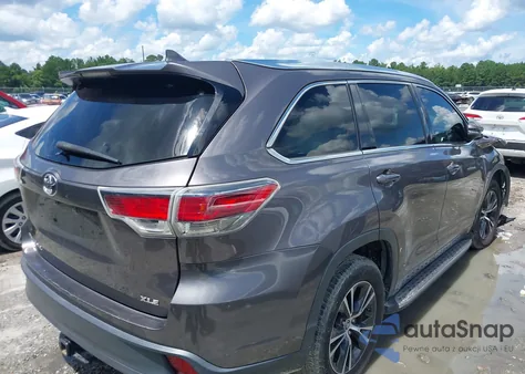 2016 Toyota Highlander Xle V6 из США, поврежденный, VIN 5TDKKRFHXGS121520